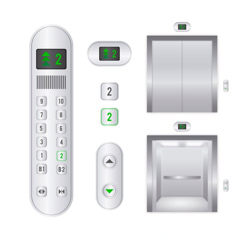 Dokunmatik Asansör Butonu