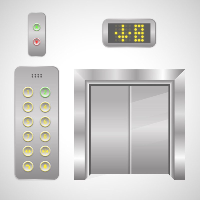 Braille Yazılı Asansör Butonu